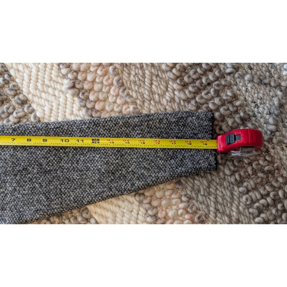 Uniqlo Gray Marled Knit Long Coat Jacket Small Tweed Style wool blend - Picture 10 of 10